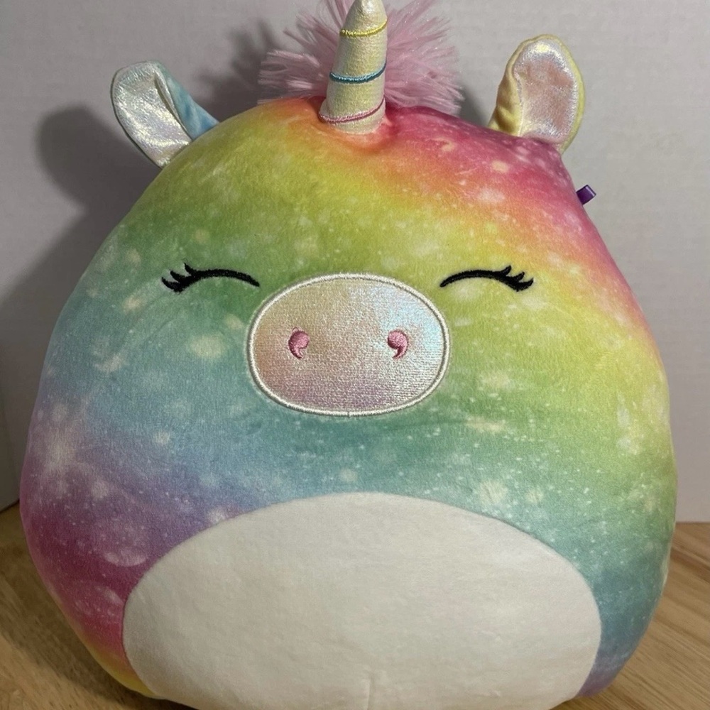 Squishmallows Rainbow Unicorn Stuffed Animal